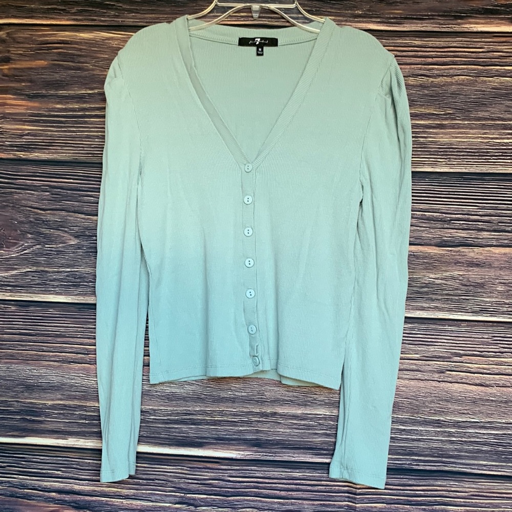 7 for all mankind long sleeve top